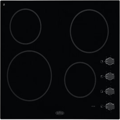 Belling 60cm Rotary Controls Ceramic Hob