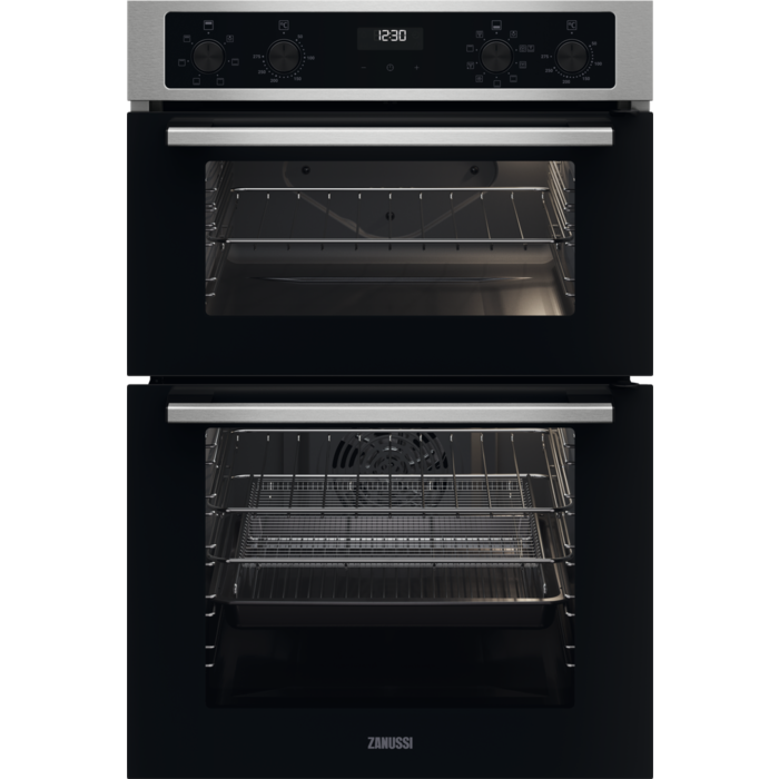 Zanussi S/Steel FanCook Built In Double Oven