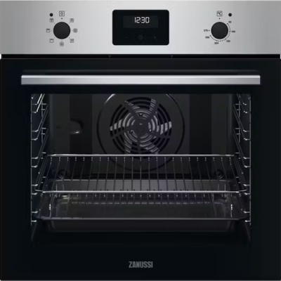 Zanussi S/Steel MultiFunction Single Fan Oven