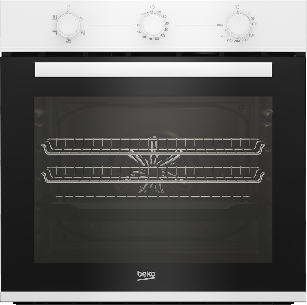 Beko White Built In Single Fan Oven