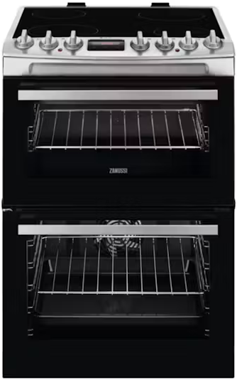 Zanussi S/Steel 60cm Ceramic Cooker + AirFry