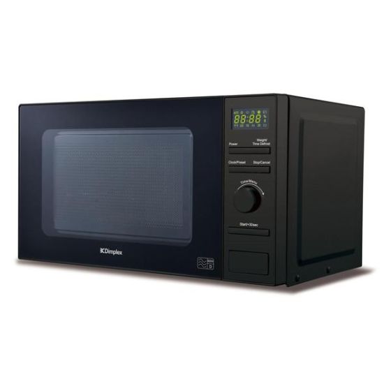 Dimplex 20 Litre Black Microwave Oven S/S Interior