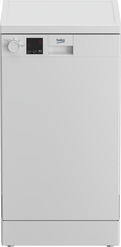 Beko White 10 Place 45cm Slimline Dishwasher