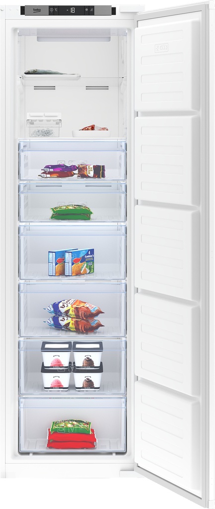 Beko Integrated Tall Frost Free Upright Freezer