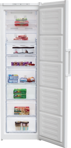 Beko White Tall Frost Free Upright Freezer