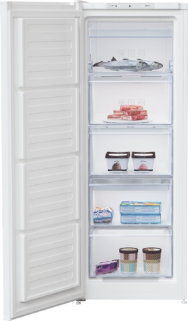 Beko White 55cm Tall Upright Freezer