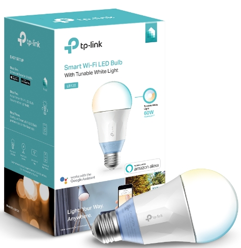 TP-Link Tapo Dimmable Smart Bulb | Tunable White Light