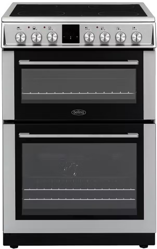 Belling S/S Ceramic 60cm Double Oven Cooker