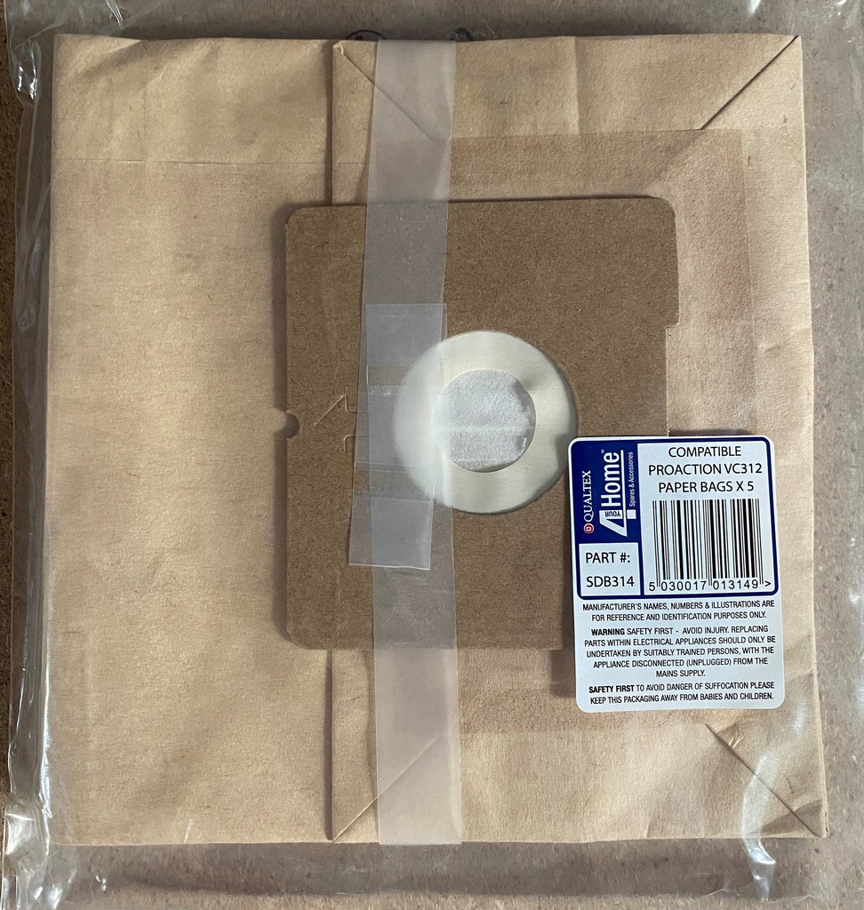 Qualtex ProAction Vacuum Cleaner Bags