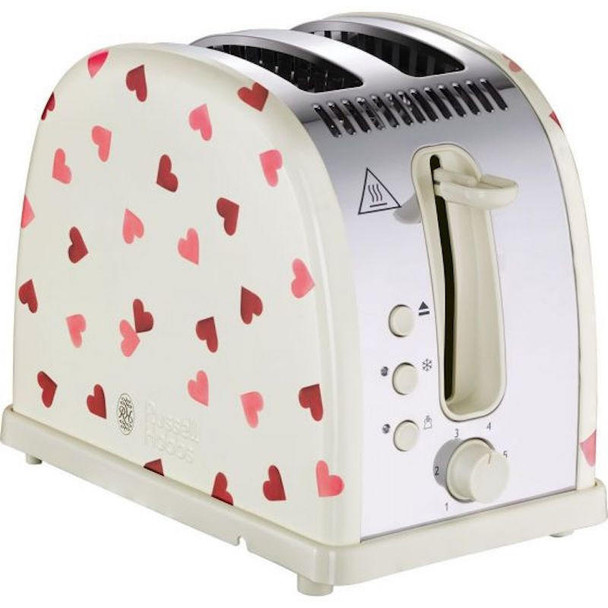 Russell Hobbs Hearts 2 Slice Toaster | Emma Bridgewater