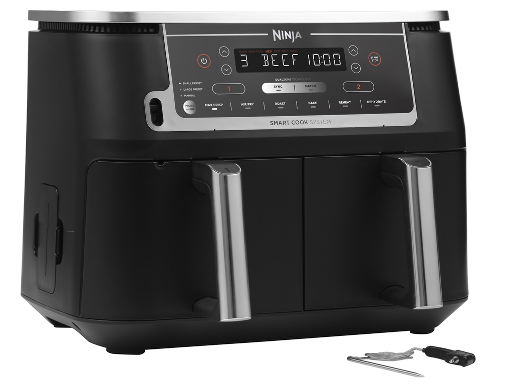 Ninja Foodi MAX Dual Zone Air Fryer c/w Meat Probe Smart Cook System