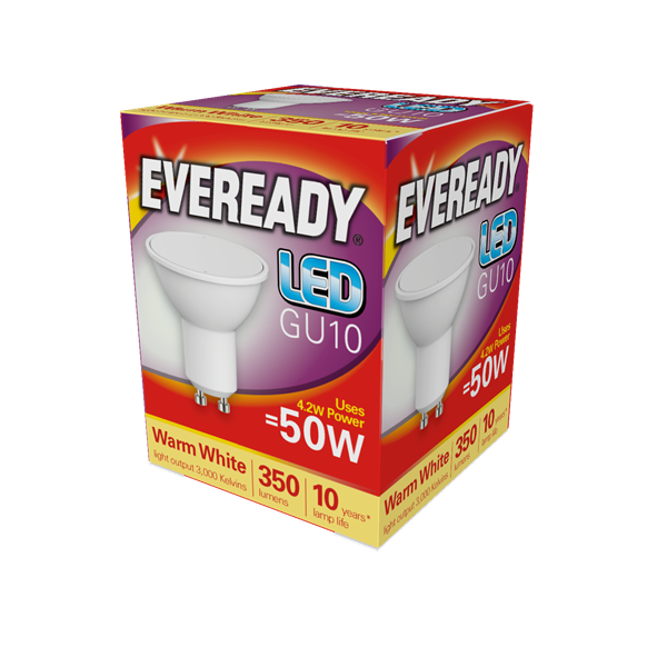 Ever Ready GU10 4.2w (50w) LED Bulb