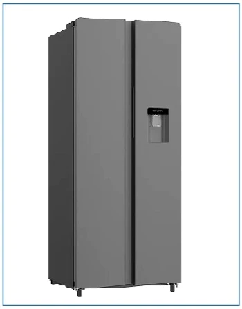 Powerpoint S/Steel American Style Fridge Freezer | Water Dispenser