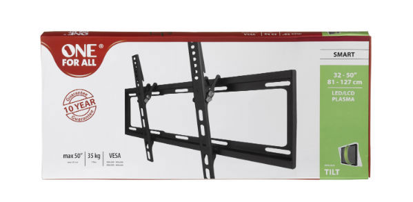 One For All 32" - 50" Tilting TV Bracket