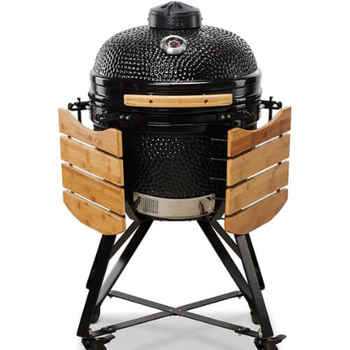 Kamado Bono GRANDE Large 23" Ceramic Barbeque Grill | Black