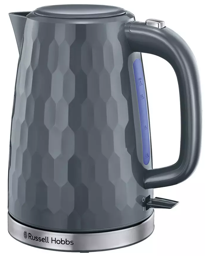 Russell Hobbs Grey Honeycomb Jug Kettle