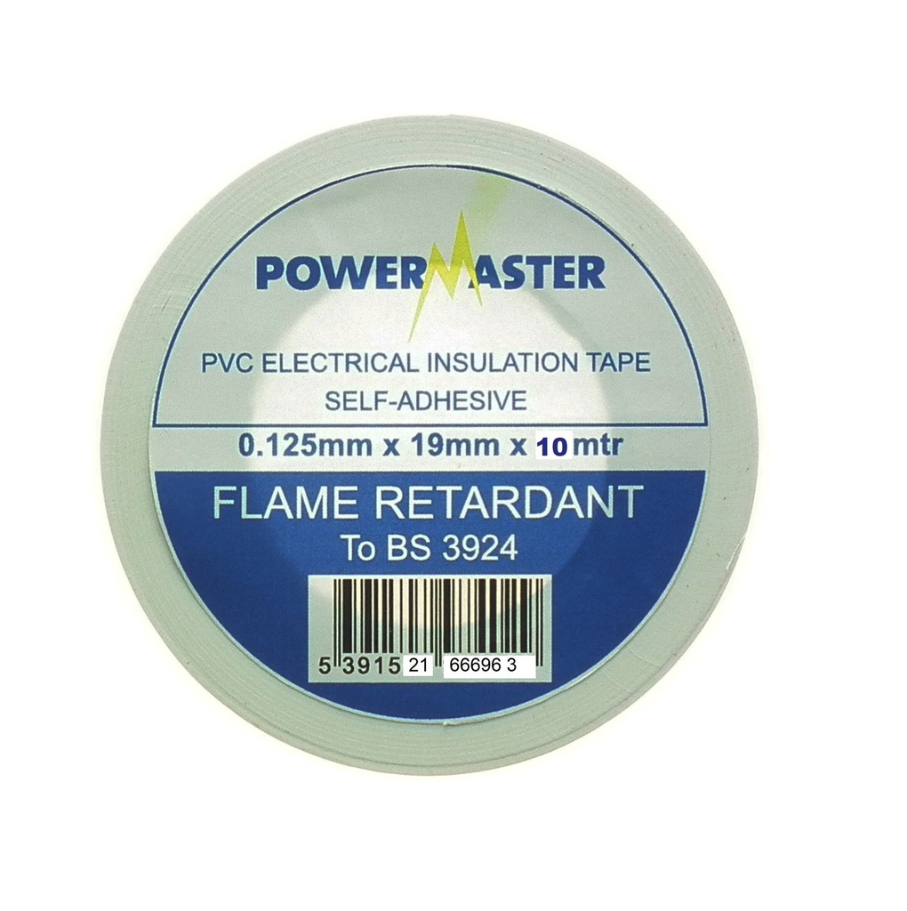 Powermaster 10mt Insulating Tape | White