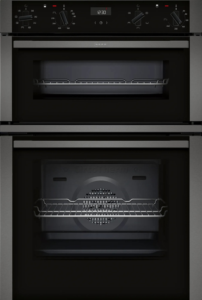 Neff N50 Graphite Built In Double Oven