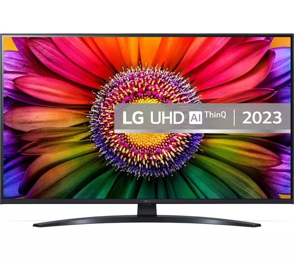 LG 43" 4K UHD Smart Television | Central Pedestal Stand