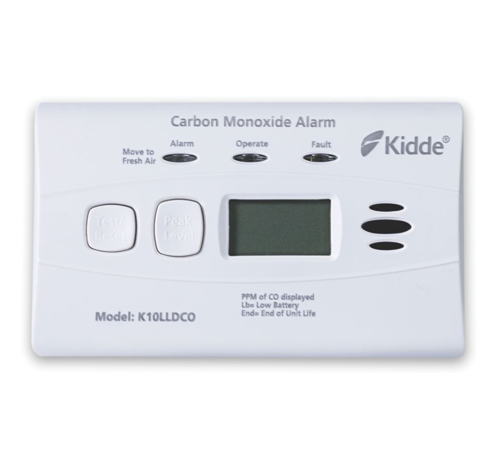 Kidde 10-Year Digital Carbon Monoxide Alarm | Lithium Battery