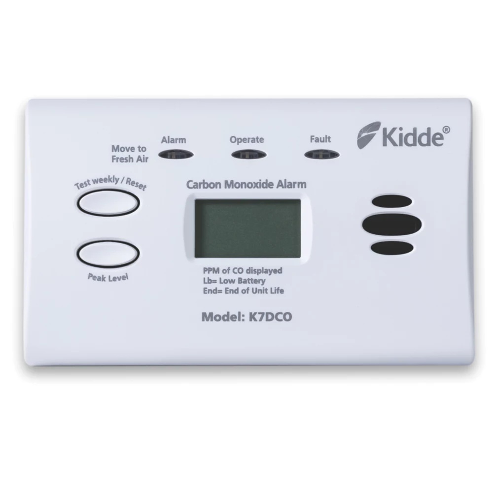 Kidde 10-Year Digital Carbon Monoxide Battery Alarm