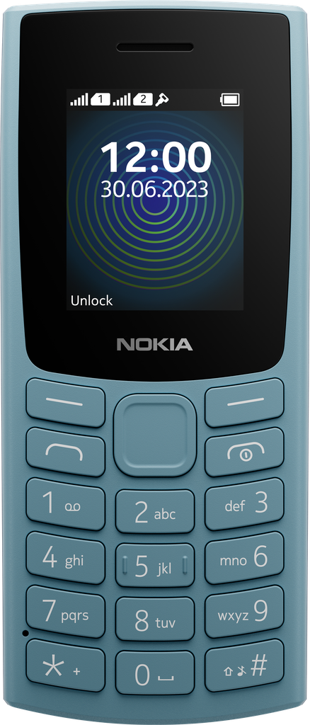 Nokia 110 SimFree Mobile Phone with MP3 Player | Blue