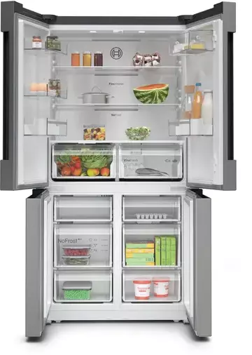 Bosch S/Steel 4-Door American Style Fridge Freezer | French Door