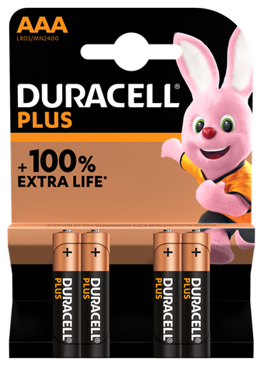 [LR03/MN2400] Duracell AAA Ultra Batteries (4 Pack)