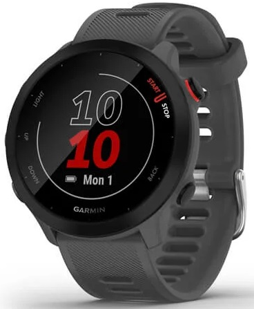 [49-GAR-010-02562-13] Garmin Forerunner 55 GPS Sports Watch | Grey