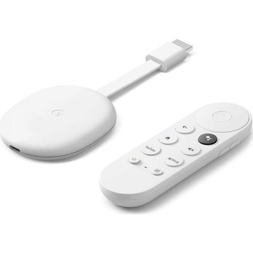 [GA01919-IE] Google 4K HD ChromeCast with Google TV | White