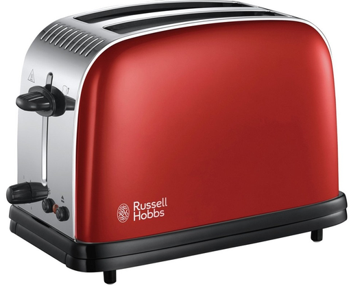 [23330] Russell Hobbs Red Colours+ 2 Slice Toaster