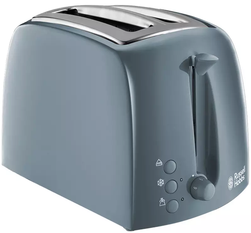 [21644] Russell Hobbs Grey 2 Slice Toaster