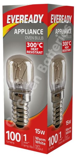 [S1020] Ever Ready 300°C Heat Resistant Oven Bulb |  E14 15W
