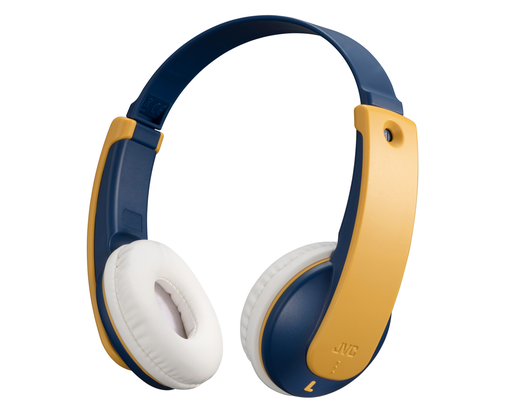 [HAKD10WYE] JVC Kids TinyPhones On Ear Bluetooth Headphones | Yellow/Blue