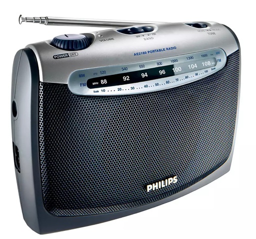 [AE2160/05] Philips Portable Kitchen Radio | Black