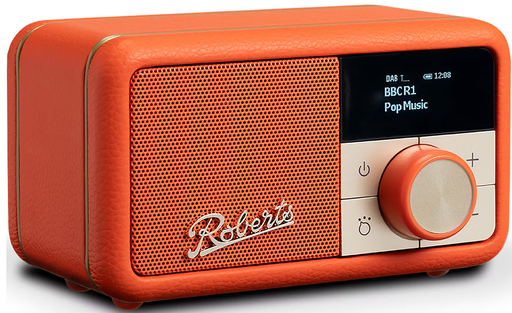 [REV-PETITEPO] Roberts Revival Petite Bluetooth Radio | Pop Orange