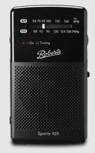 [SPORTS925] Roberts "Sports" Pocket Radio | Black
