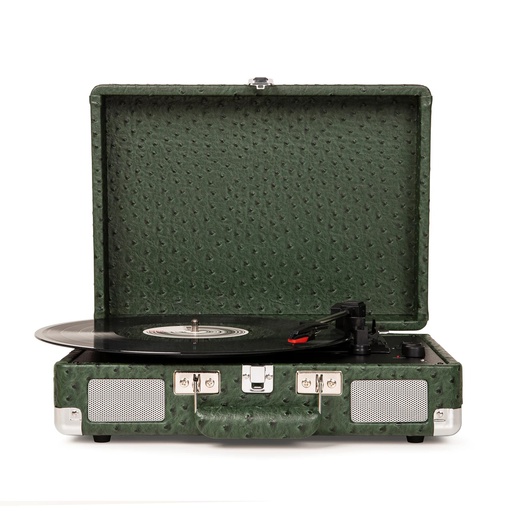 [CR8005D-OS4] Crosley Vintage Portable Turntable Record Player | Green