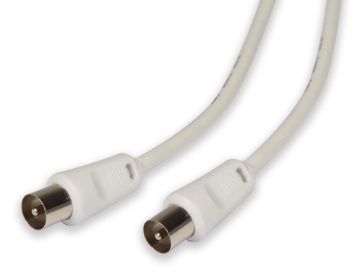 [112002] AV:Link 1 Metre Coaxial Male Plug to Plug Lead