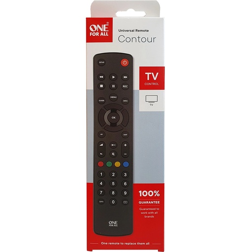 [URC1210] One for All Contour Universal Remote Control (1 Device)