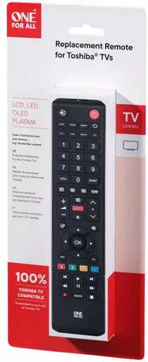 [URC1919] One For All Toshiba TV Remote Control