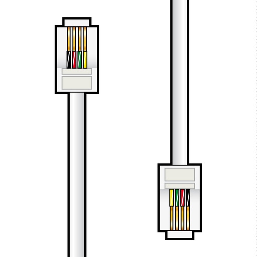 [113510] AV:Link 3 Metre RJ11 Modular Telephone Lead