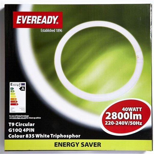 [S5771] Ever Ready White 40w T9 Circular Fluorescent Tube