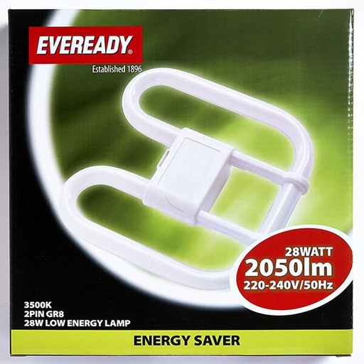 [S712] Ever Ready 28w 2Pin 2D Fluorescent Tube