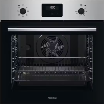 [ZOHNX3X1] Zanussi S/Steel MultiFunction Single Fan Oven