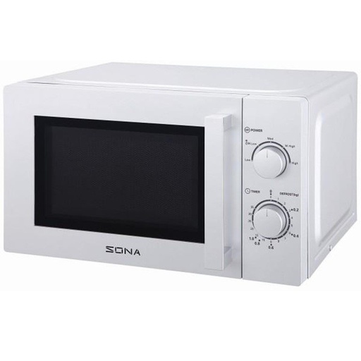 [980543] Sona 20 Litre 700w White Microwave Oven