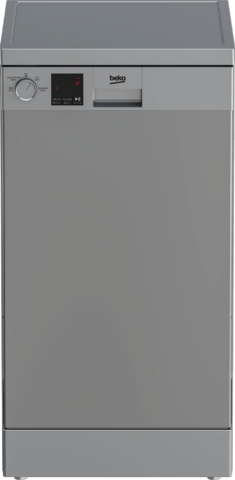 [DVS04020S] Beko Silver 10 Place 45cm Slimline Dishwasher