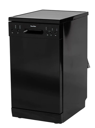 [P24510M6BL] Powerpoint Black 45cm Slimline Dishwasher