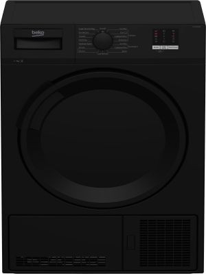 [DTLCE70051B] Beko Black 7kg Condenser Tumble Dryer