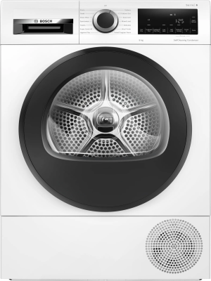 [WQG24509GB] Bosch White A++ Rated 9kg Heat Pump Tumble Dryer | 5 Year